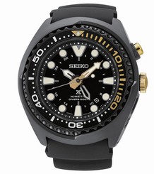 New Seiko SUN045 Prospex Kinetic GMT 50th Anniversary Black Strap Men's Watch
