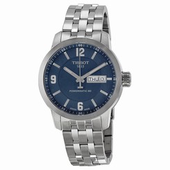 New Tissot PRC 200 Automatic Blue Dial Stainless Steel Mens Watch T0554301104700