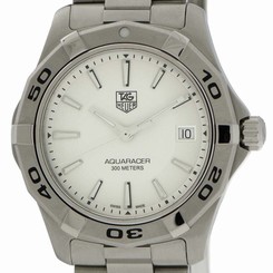 TAG Heuer Aquaracer 39mm Silver Dial 300m WAP1111.BA0831