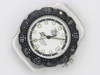 Tag Heuer Formula 1 Stainless Steel Men's Vintage watch White dial Ref:WA1218