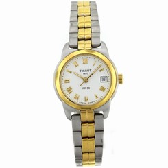 LADIES TISSOT T-CLASSIC PR50 TWO-TONE SS WATCH 24MM