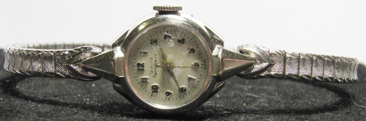 VINTAGE 1960'S GIRARD PERREGAUX JEWEL 10K GF LADIES WATCH CXM CAL RUNS SEE VIDEO