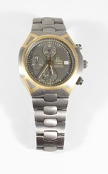 Rare Omega Polaris TITANE Automatic- 18ct Gold/ Titanium Mens Watch