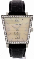 Ladies Corum Trapeze Stainless Steel with Diamonds 106.44.47