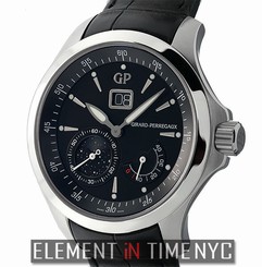 Girard Perregaux Traveller Large Date Moonphase Black Dial 49650-11-631-BB6A B+P