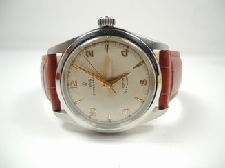 EARLY 1950s TUDOR OYSTER PRICE REF 7809 WATCH WITH ORIGINAL EXPLORER STYLE DIAL
