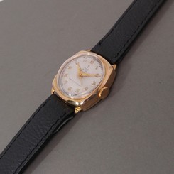 Awesome vintage 9K Solid Gold TUDOR ROYAL ref.11102 Watch w/ new Rolex Buckle