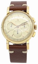 Men's Vintage Omega 18k Yellow Gold Chronograph Cal. 321