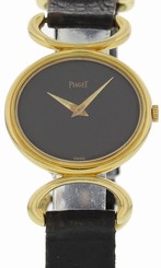 Ladies Piaget Vintage 18K Yellow Gold Watch 9802 D