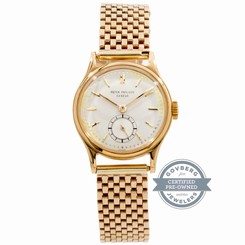 Patek Philippe Vintage Calatrava Manual 31mm Yellow Gold Ladies Bracelet Watch