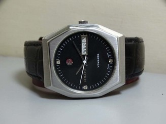 Vintage Rado Voyager Automatic Day Date Swiss Wrist Watch E794 OLD USED Antique