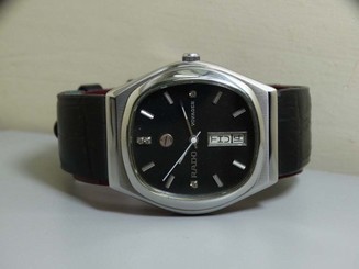 Vintage Rado Voyager Automatic Day Date Swiss Wrist Watch E798 OLD USED Antique