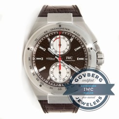 IWC Ingenieur Chronograph Silberfiel IW3785-11 Auto 45mm Steel Strap Watch Date 7640127777534