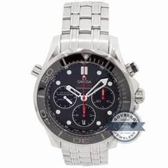 Omega Seamaster Diver Black Dial Automatic Bracelet Watch 212.30.44.50.01.001 7612586239250