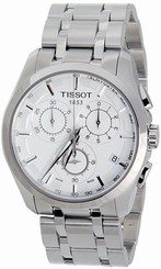 Tissot Men's TIST0356171103100 Couturier Silver Dial Watch