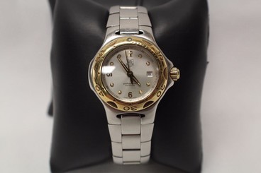 Tag Heuer Kirium Ladies Watch WL1350 18K Yellow Gold Bezel & Crown