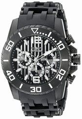 Invicta Watches : 20287 Black Dial Stainless Steel Men Watch
