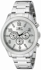 Invicta Watches : 20325SYB Silver Dial Stainless Steel Band Men Watch