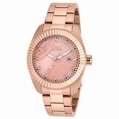 Fake AAA Invicta Watches : 20356 Rose Mother Of Pearl Quartz Men Watch Watch