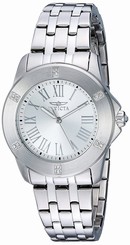 Invicta Watches : 20369 Silver Dial Stainless Steel Band Women Watch
