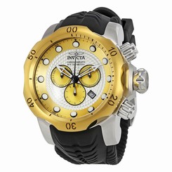 Invicta Watches : 20441 Silver And Yellow Gold Quartz Men Watch