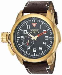 Invicta Watches : 20462 Black Dial Stainless Steel Band Men Watch