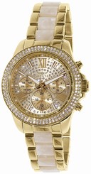 Invicta Watches : 20511 Gold Crystal-set Dial Fixed Gold-plated Set With Crystals Band Women Watch