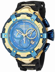 Invicta Watches : 21368 Quartz Chronograph Day Date Black Silicone Men Watch