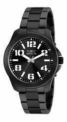 Invicta Watches : 21399 Black Dial Stainless Steel Band Men Watch