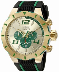 Invicta Watches : 21428 Quartz Chronograph Date Black Silicone Men Watch