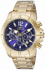 Invicta Watches : 21465 Blue Dial Stainless Steel Band Men Watch