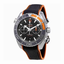 Omega Watches : 215.32.46.51.01.001 Black Dial Uni-directional Rotating Band Men Watch