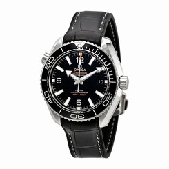 Omega Watches : 215.33.40.20.01.001 Black Dial Black Leather (rubber Lined) Band Men Watch