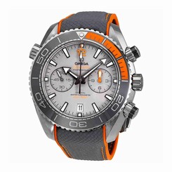 Omega Watches : 215.92.46.51.99.001 Grey Dial Grey Rubber With Orange Stitching Band Men Watch