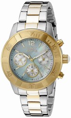 Invicta Watches : 21613 Mother Of Pearl Dial Stainless Steel Band Women Watch