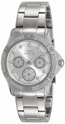 Invicta Watches : 21764 Silver Quartz Women Watch