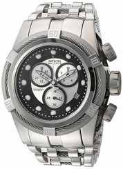 Invicta Watches : 21801 Black And Silver Quartz Men Watch