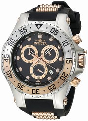 Invicta Watches : 21831 Black Dial Stainless Steel Band Men Watch