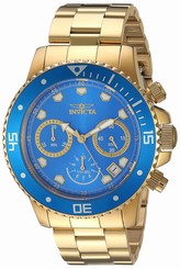 Invicta Watches : 21894 Blue Dial Stainless Steel Band Men Watch