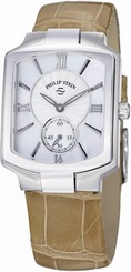 Fake AAA Philip Stein Watches : 21CMOPASS Quartz Mother Of Pearl Dial Beige Leather Women Watch Watch