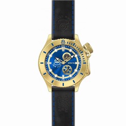 Invicta Watches : 22010 Quartz Analog Black Leather Men Watch