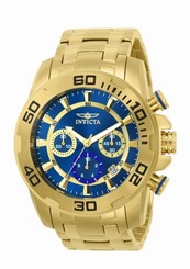 Invicta Watches : 22321 Blue Dial Stainless Steel Band Men Watch
