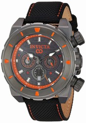 Invicta Watches : 22332 Grey Dial Chronograph Date Black Nylon Men Watch