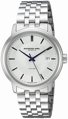 Raymond Weil Watches : 2237-ST-65001 Silver Dial Stainless Steel Band Men Watch