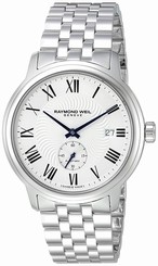 Raymond Weil Watches : 2238-ST-00659 Silver Dial Stainless Steel Band Men Watch