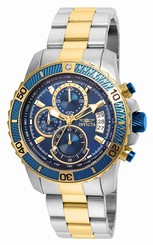 Invicta Watches : 22415 Blue Dial Water Resistance Men Watch