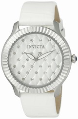 Invicta Watches : 22561 Silver (quilt Look) Quartz Women Watch