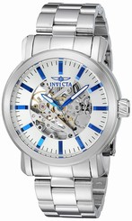 Invicta Watches : 22573 Silver Dial Stainless Steel Band Men Watch