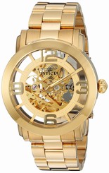 Invicta Watches : 22582 Gold Dial Stainless Steel Band Men Watch