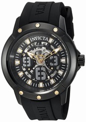 Invicta Watches : 22632 Automatic Black Silicone Men Watch